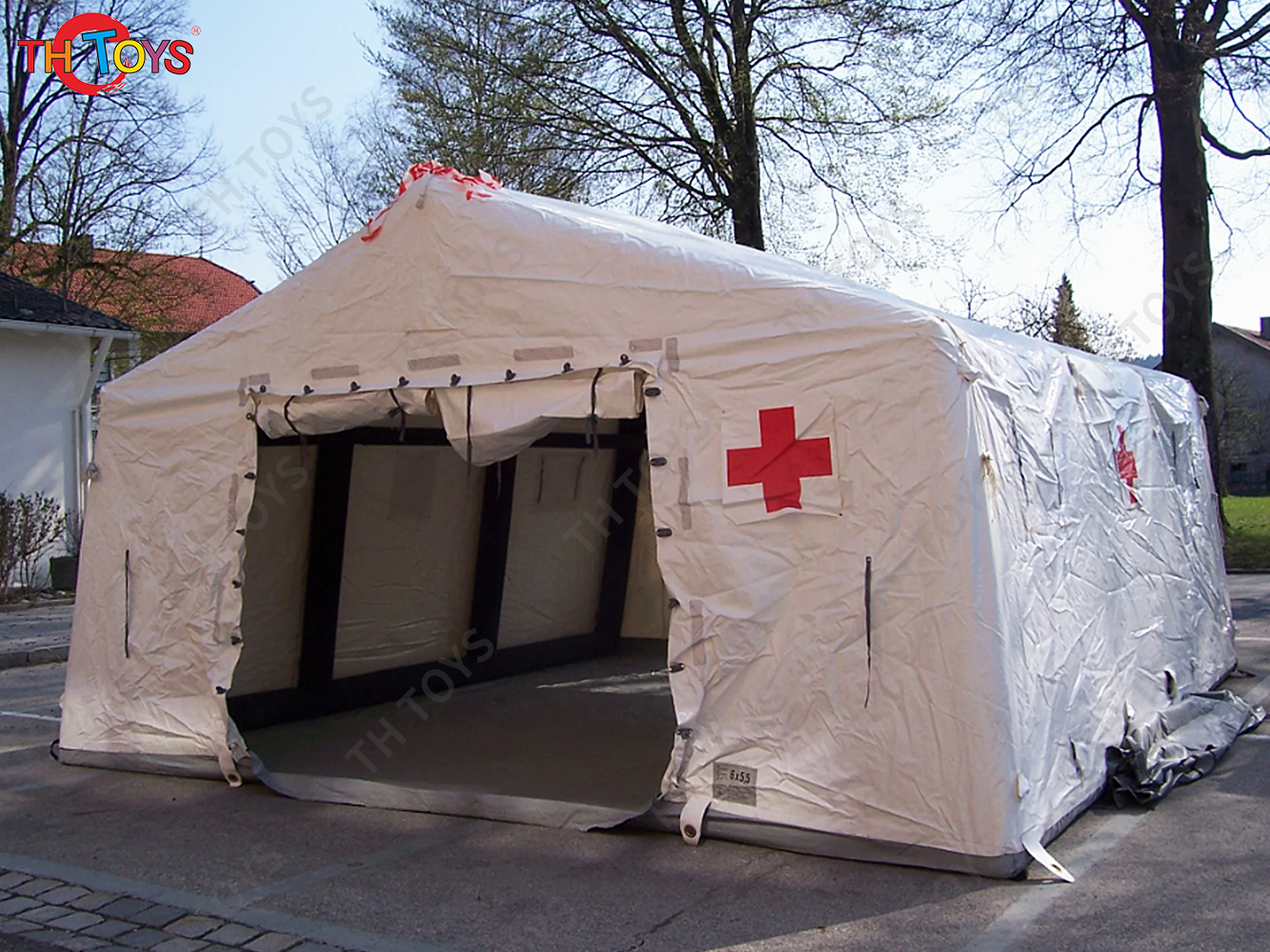 Large inflatable hospital tent emergency inflatable shelter house inflatable medical tent for sale