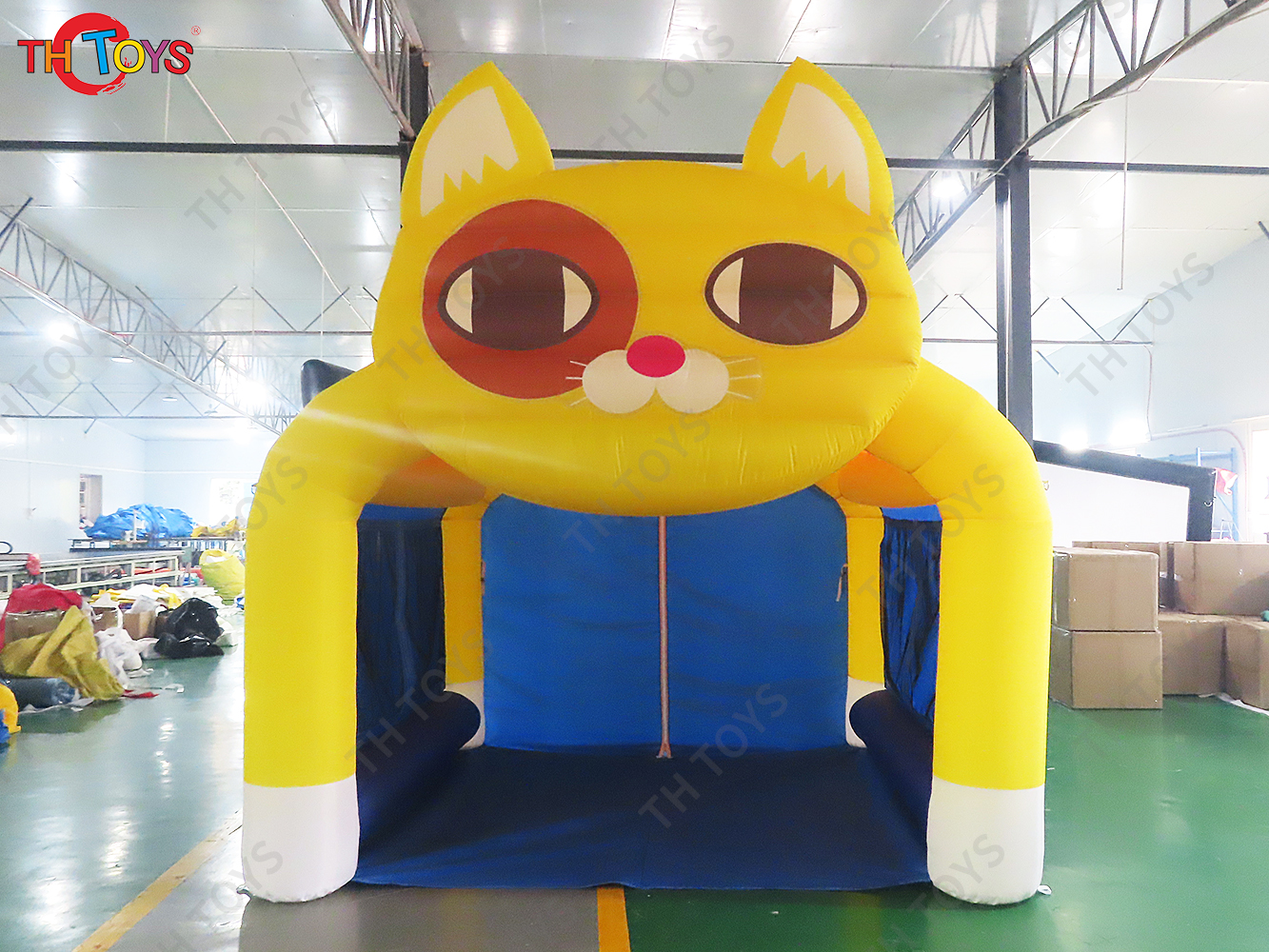 Cat Head Inflatable Tunnel Tent Portable Blow Up Booth Tents for Sale