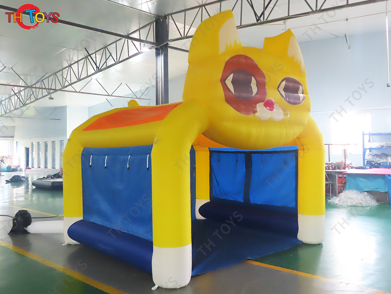 Cat Head Inflatable Tunnel Tent Portable Blow Up Booth Tents for Sale
