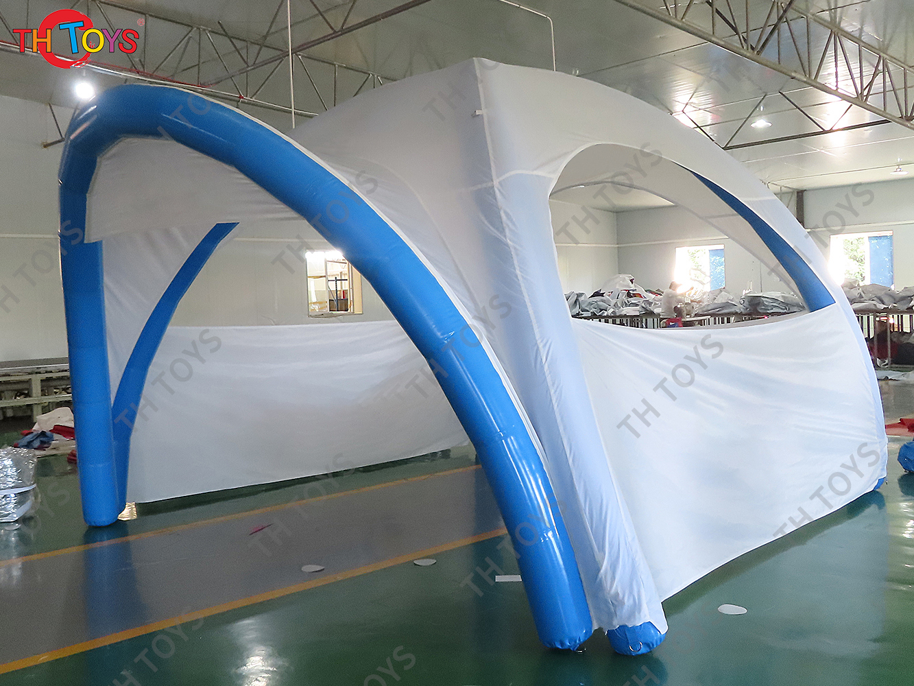 Air Tight 4 Legs Inflatable Spider Dome Tent with Enclosure Walls