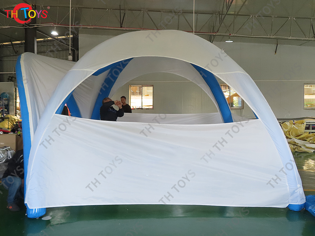 Air Tight 4 Legs Inflatable Spider Dome Tent with Enclosure Walls