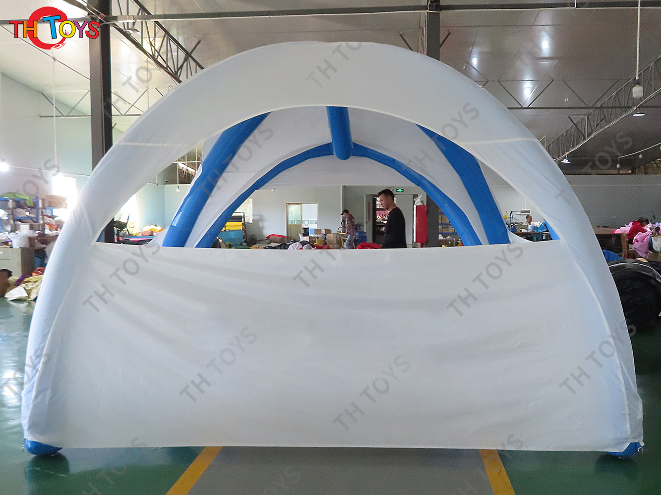 Air Tight 4 Legs Inflatable Spider Dome Tent with Enclosure Walls