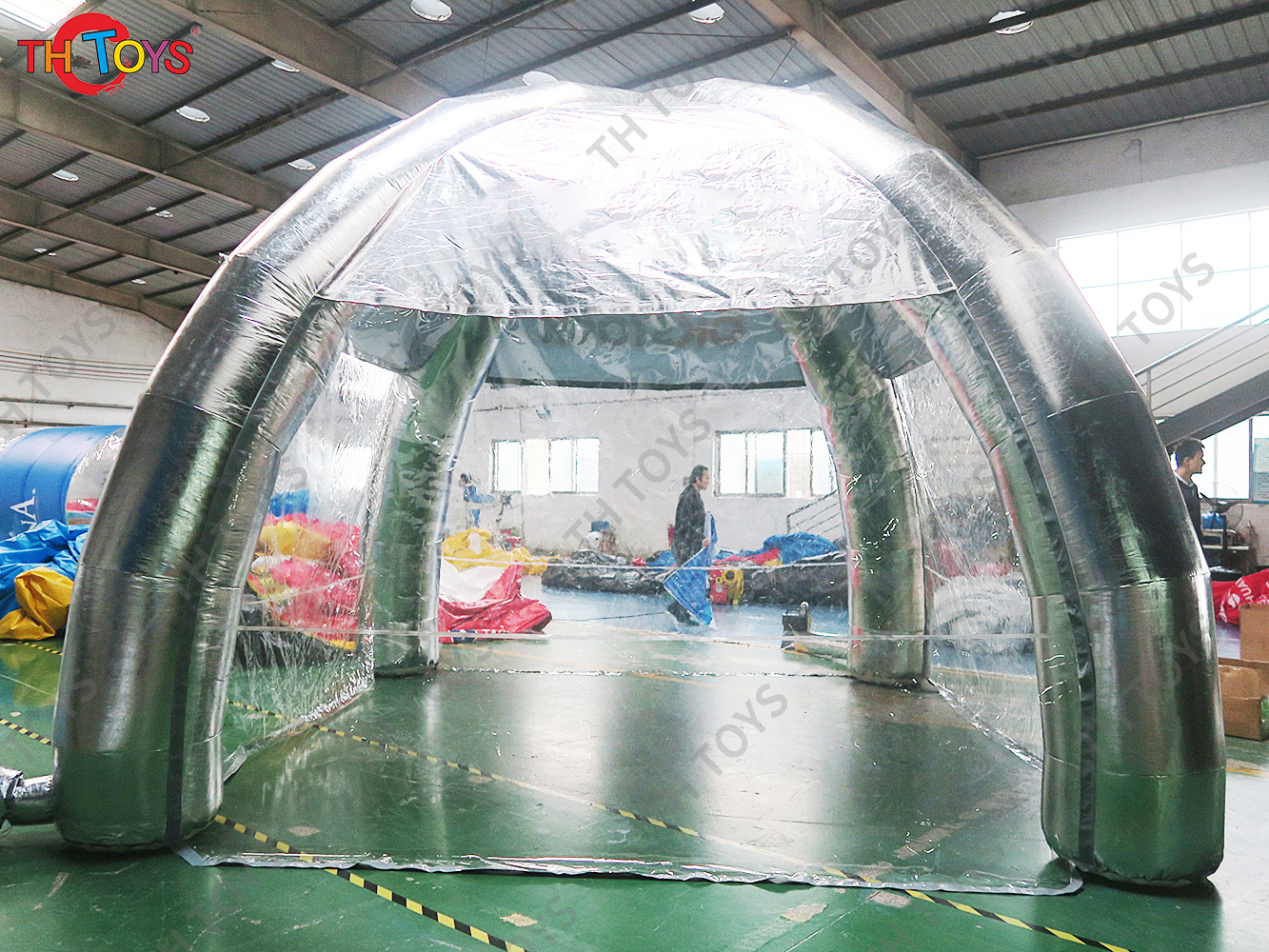 4m Portable Advertising Spider Tent Inflatable Party Event Exhibition Dome Marquee Car Garage Canopy