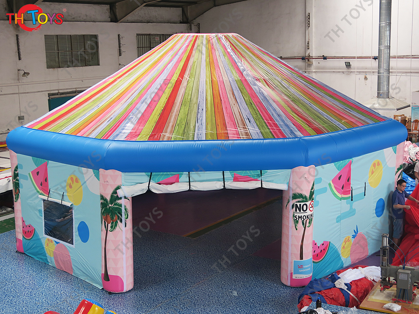 Outdoor Giant Inflatable Beach Bar Tent Inflatable Party Event Disco Dome Tent Inflatable Circus Yurt Tent