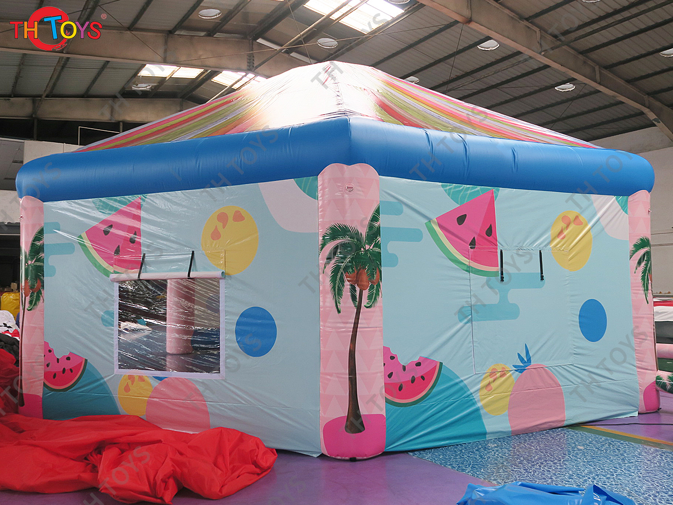 Outdoor Giant Inflatable Beach Bar Tent Inflatable Party Event Disco Dome Tent Inflatable Circus Yurt Tent