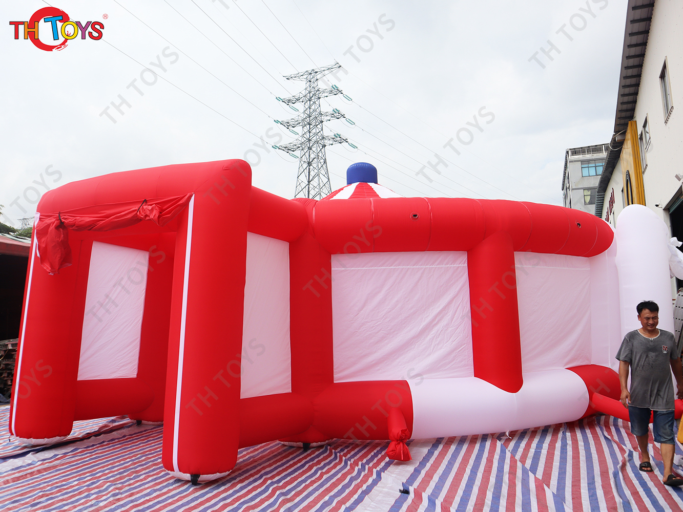 Outdoor Giant Inflatable Beach Bar Tent Inflatable Party Event Disco Dome Tent Inflatable Circus Yurt Tent