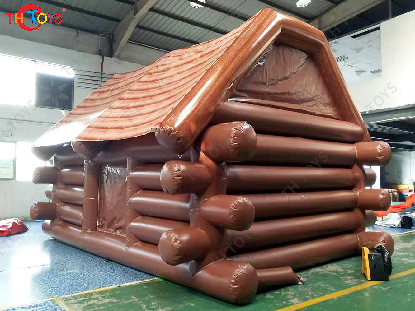inflatable party tent, wooden style infaltable event house cheap bar inn