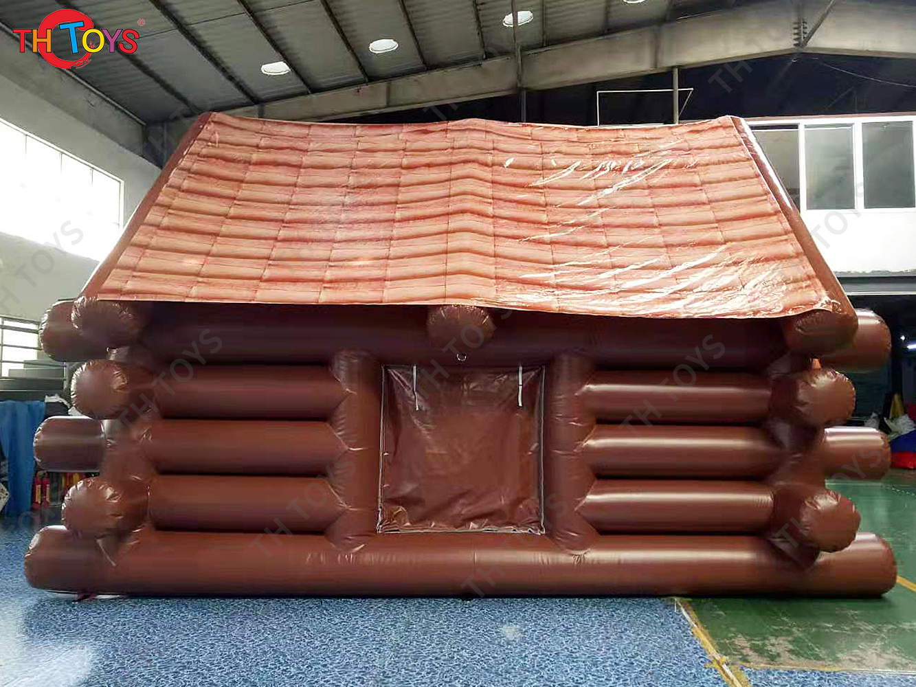 inflatable party tent, wooden style infaltable event house cheap bar inn