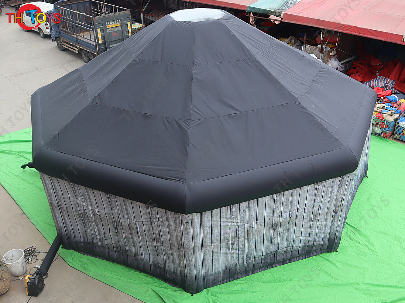 Inflatable Hut Tent Bar Pub Room Inflatable Irish Pub Lawn Tent for Party with Digital Printing