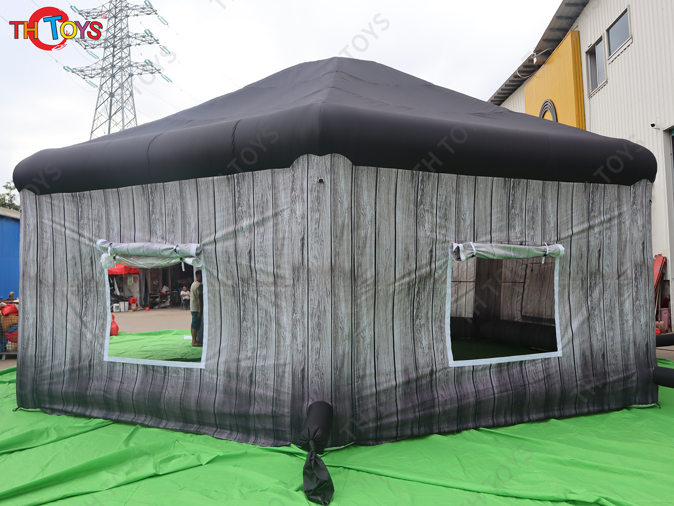 Inflatable Hut Tent Bar Pub Room Inflatable Irish Pub Lawn Tent for Party with Digital Printing