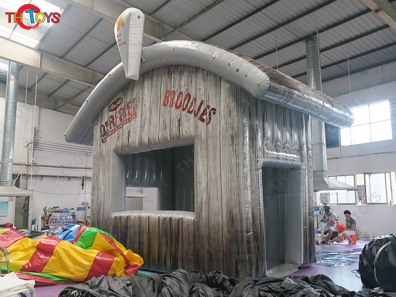 5x3x3.5mH Outdoor Activities inflatable booth Carnival Inflatable Treat Shop Food French fries Ice Cream Drink Bar Tent Booth