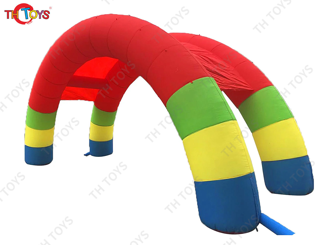 6x5m outdoor portable oxford inflatable tent, rainbow inflatable archway tent
