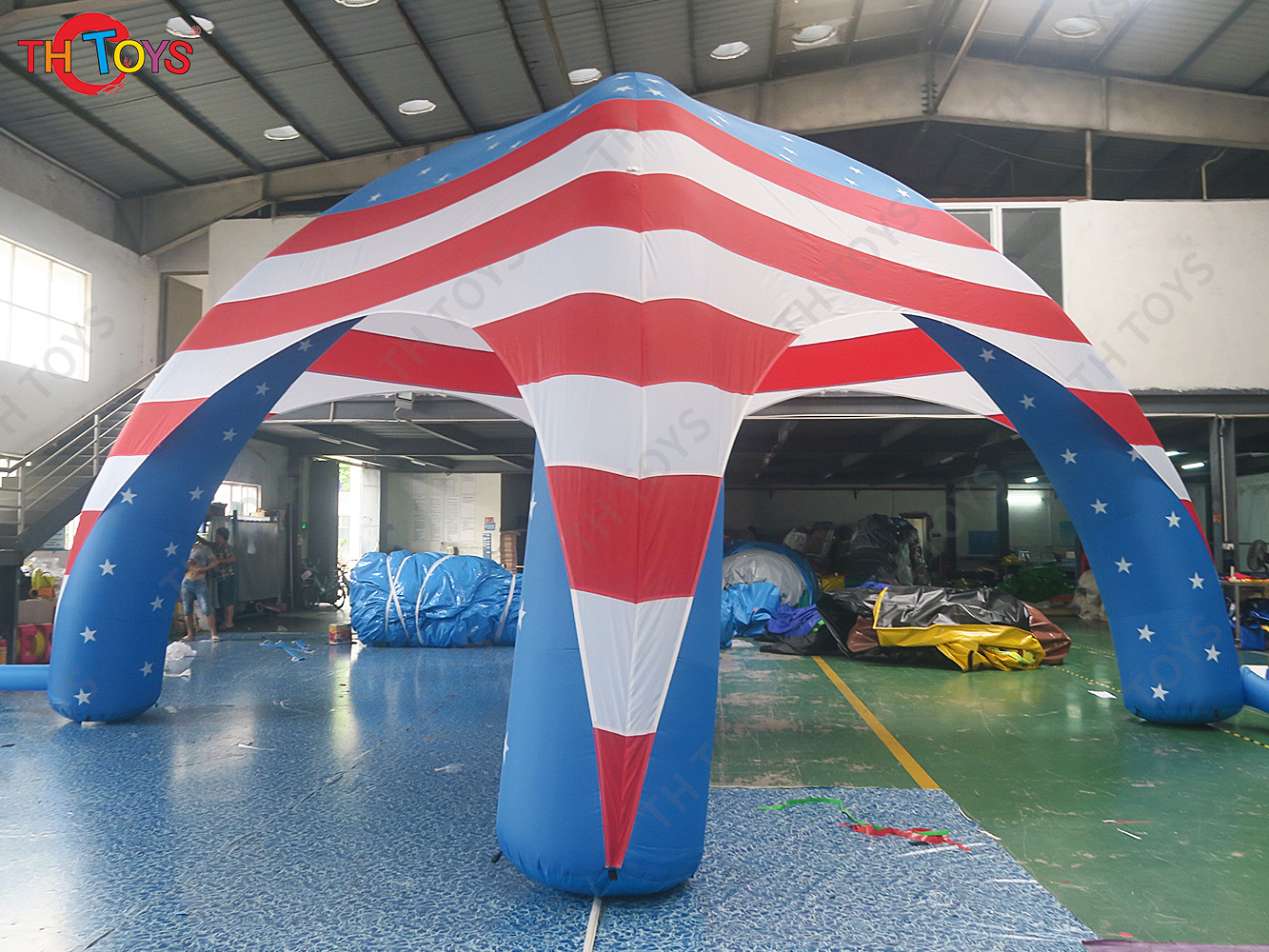 Portable Inflatable Spider Tent Event Lawn Dome Tent Air Blow Up Party Reception Shelter