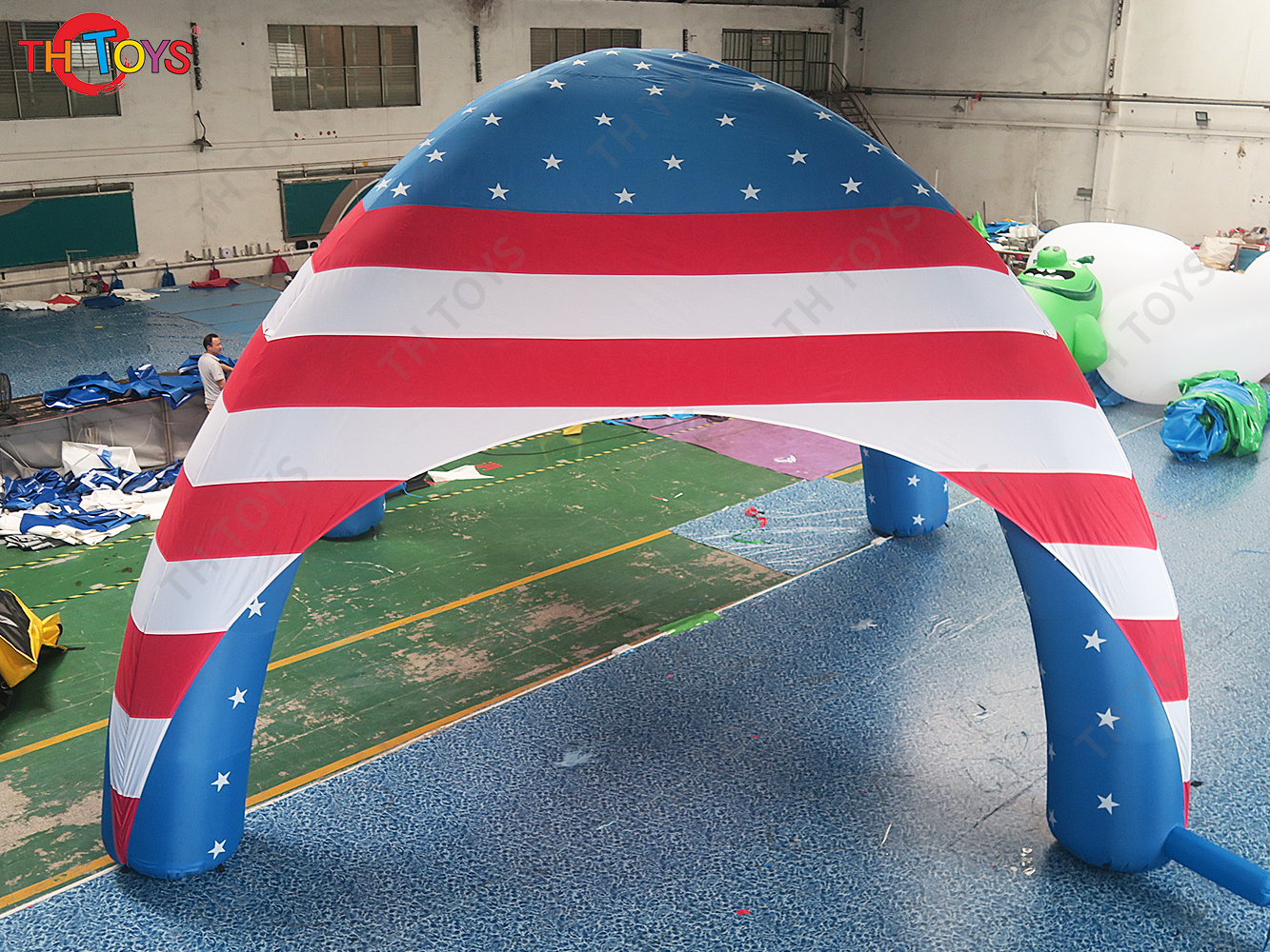 Portable Inflatable Spider Tent Event Lawn Dome Tent Air Blow Up Party Reception Shelter