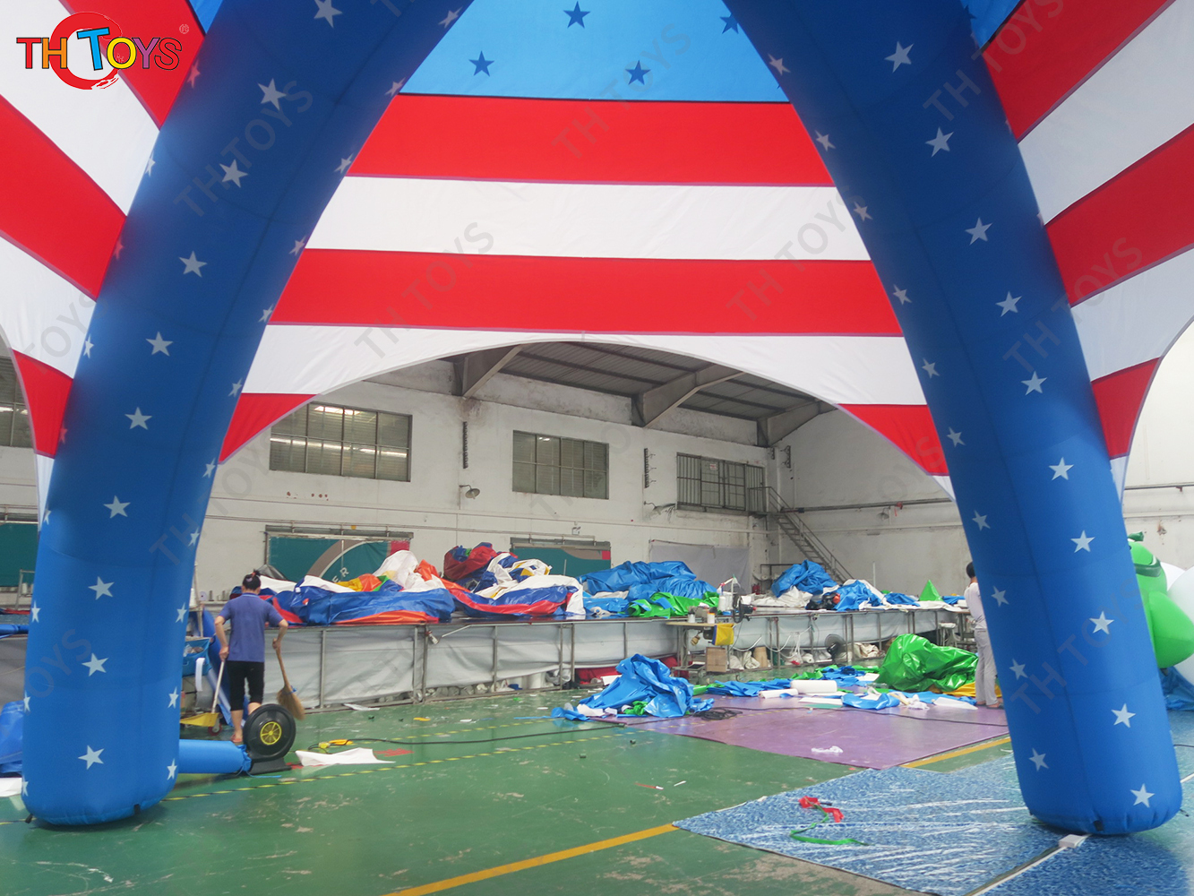 Portable Inflatable Spider Tent Event Lawn Dome Tent Air Blow Up Party Reception Shelter