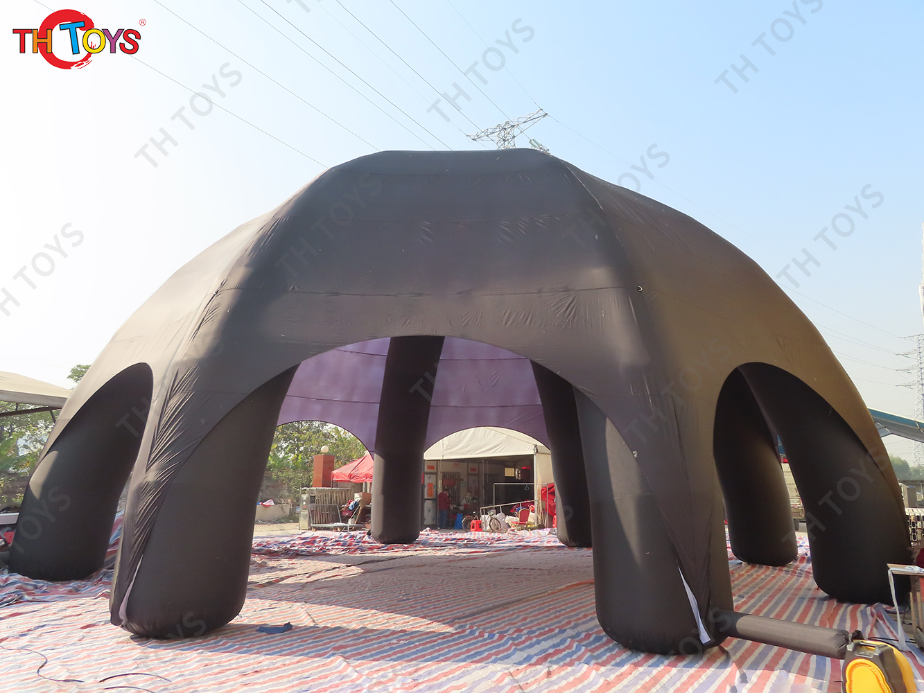 Outdoor Air Tent Inflatable Spider Tent Event Air Dome Exhibition Marquee Gazebo Canopy For Trade Show