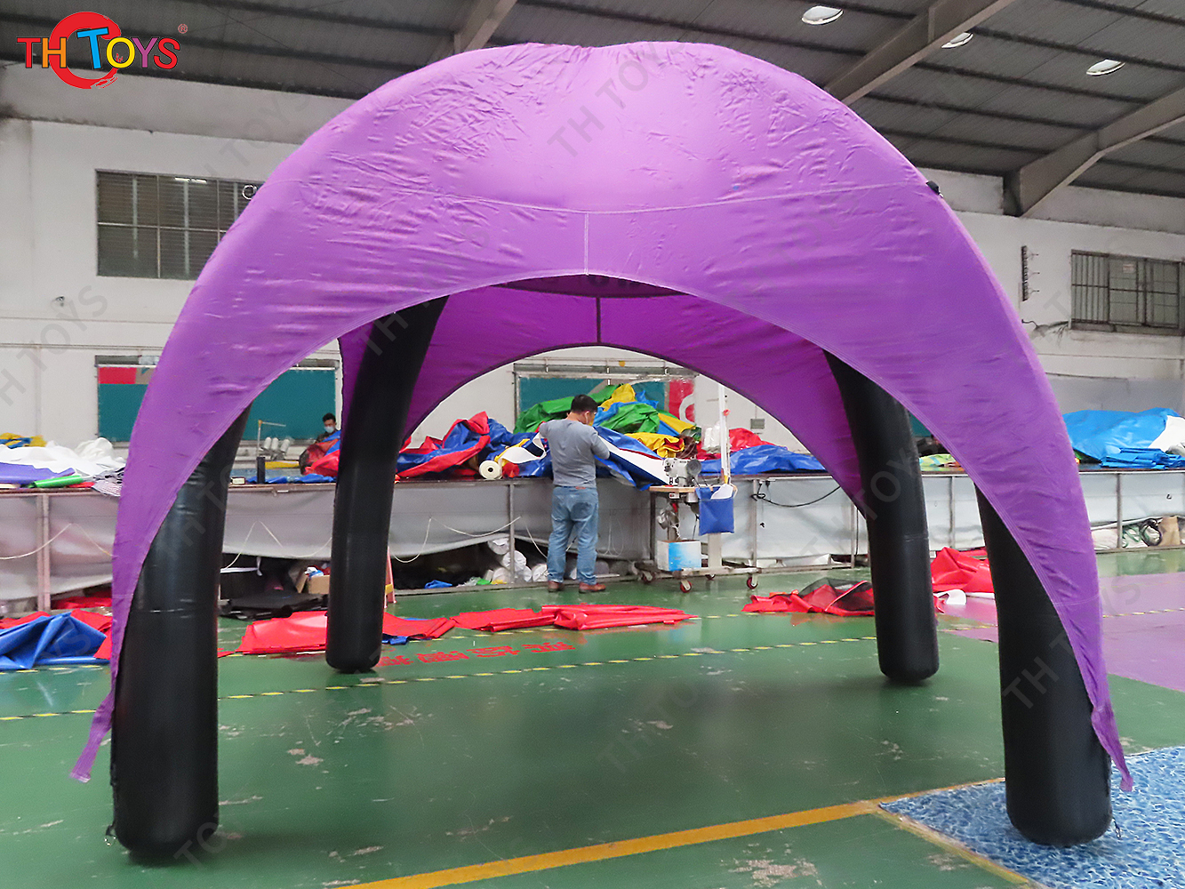 Outdoor Air Tent Inflatable Spider Tent Event Air Dome Exhibition Marquee Gazebo Canopy For Trade Show