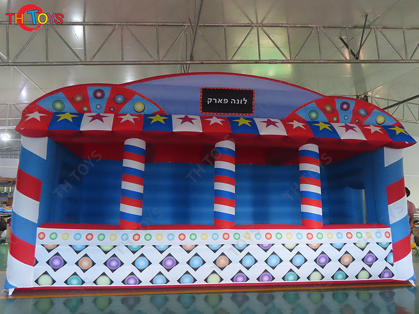 6x2.5m Grand Carnival Inflatable Booth carnival concession booth inflatable ticket sell stand/game tent