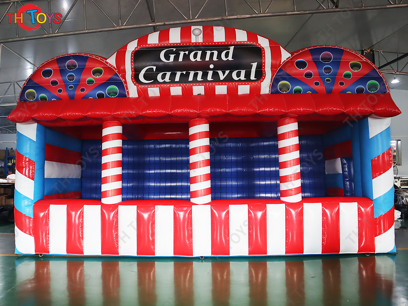 6x2.5m Grand Carnival Inflatable Booth carnival concession booth inflatable ticket sell stand/game tent