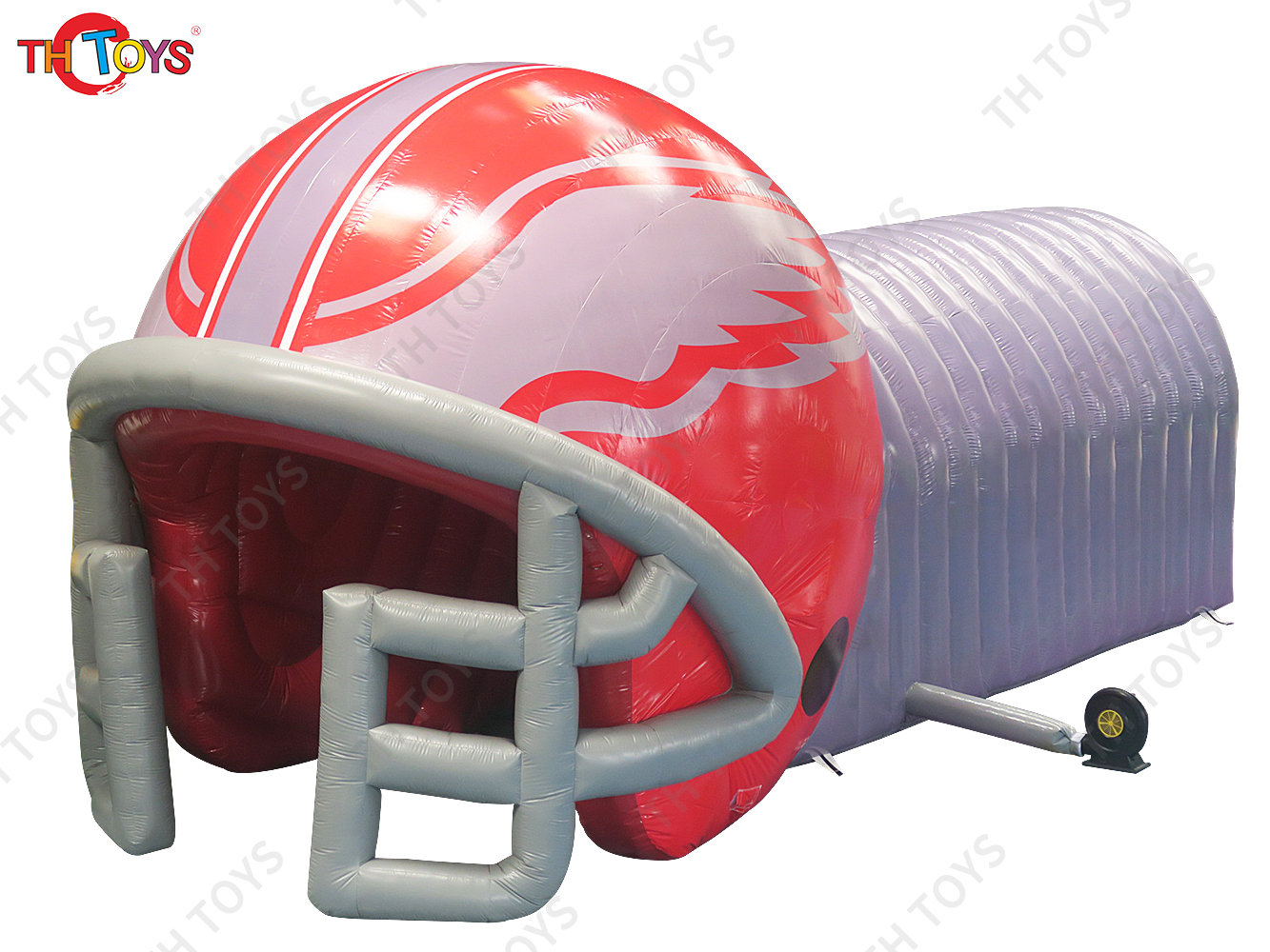 custom 8x5m Inflatable football Helmet Tunnel For Outdoor Activity