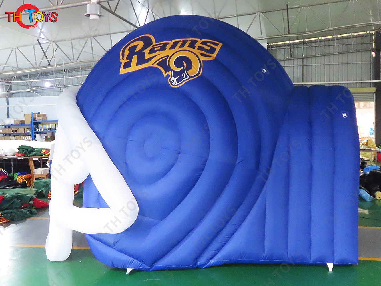 5x4m American Inflatable Football Helmet Tunnel Sport Entry University Inflatable Football Team Tunnel With Custom Logo
