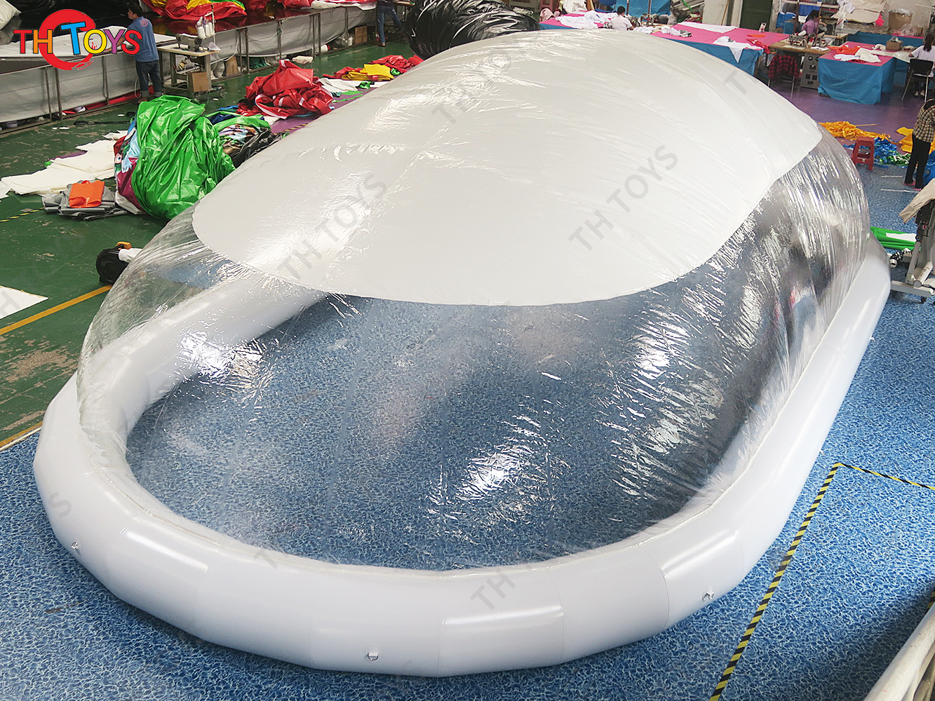 Inflatable Pool Bubble Dome Air Clear Inflatable Pool Cover Ceiling Bubble Tent for Winter Summer