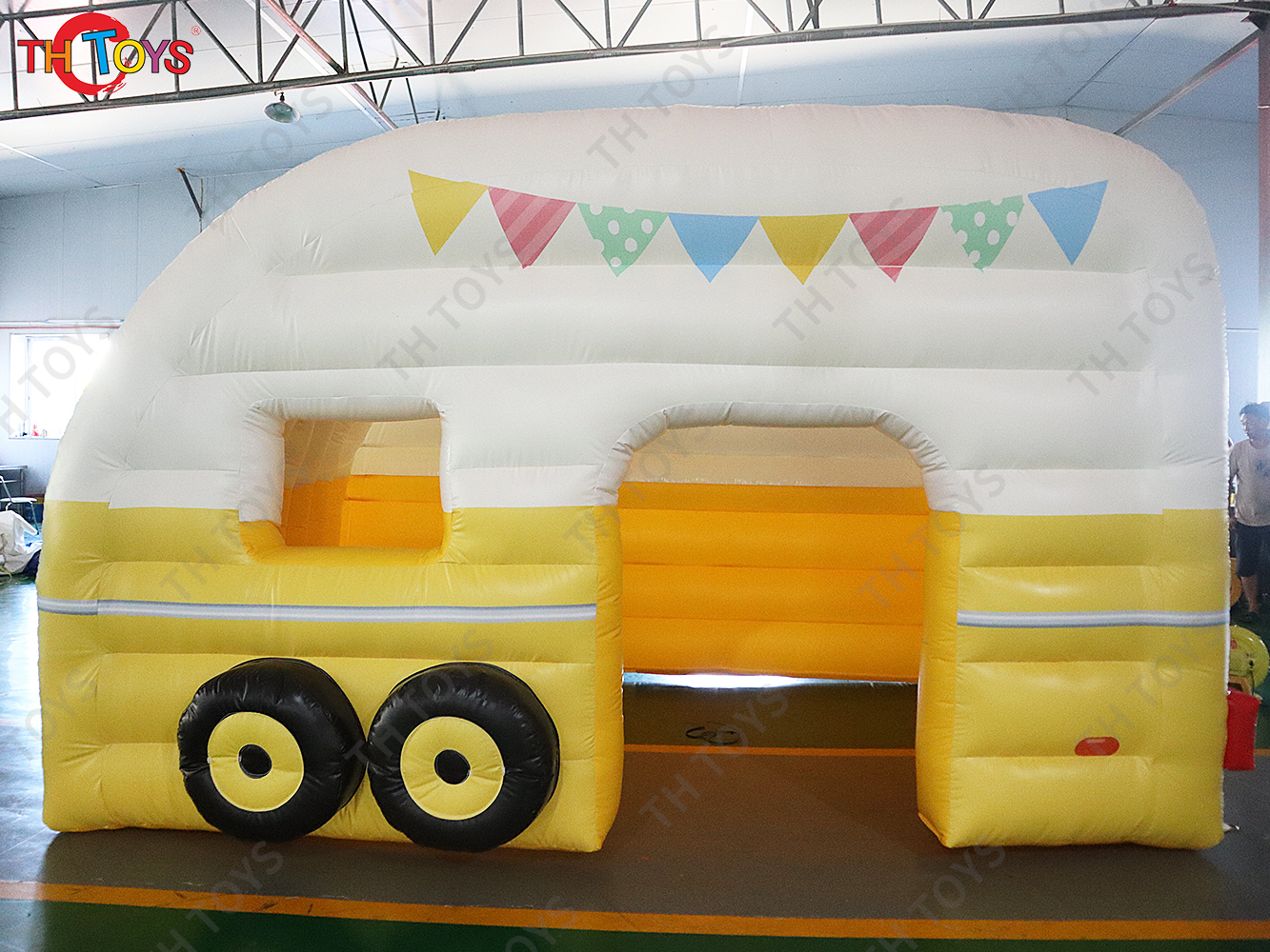 4x3m Ice Cream Truck Inflatable Tent Snacks Drinks Selling Booth Stand