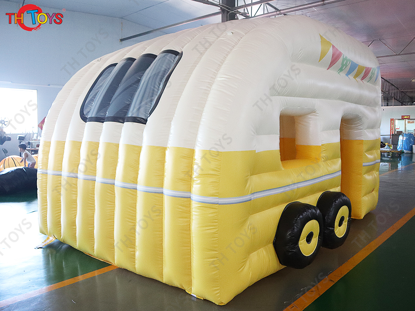 4x3m Ice Cream Truck Inflatable Tent Snacks Drinks Selling Booth Stand for Sale