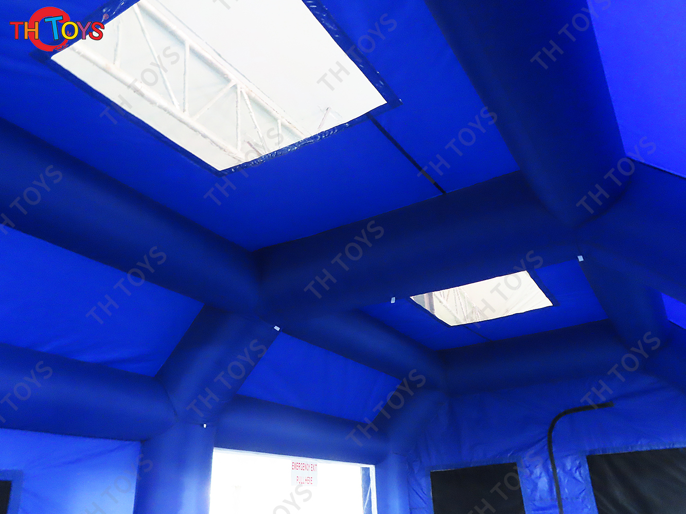 Blue Color Cheap Inflatable Spray Paint Booth Car Cover Tent Outdoor Cars Garage Spray Cabin with Blower