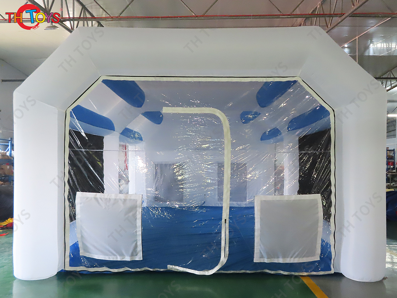 Portable Oxford Fabric Inflatable Spray Booth Outdoor Cars Garage OEM Painting Cabin