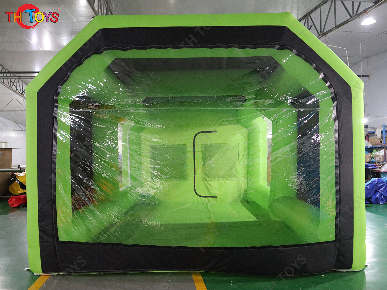 Inflatable Paint Booth with Double Air Filter System Inflatable Spray Booth with 2 Blowers Portable Paint Booth Tent