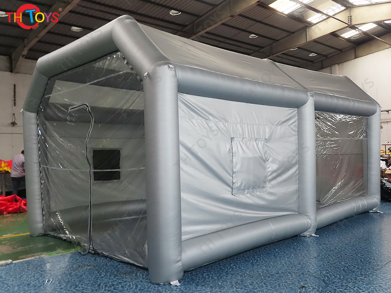 Giant ONE ROOM Inflatable Spray Booth Outdoor Mobile Car Painting Cabin Tent