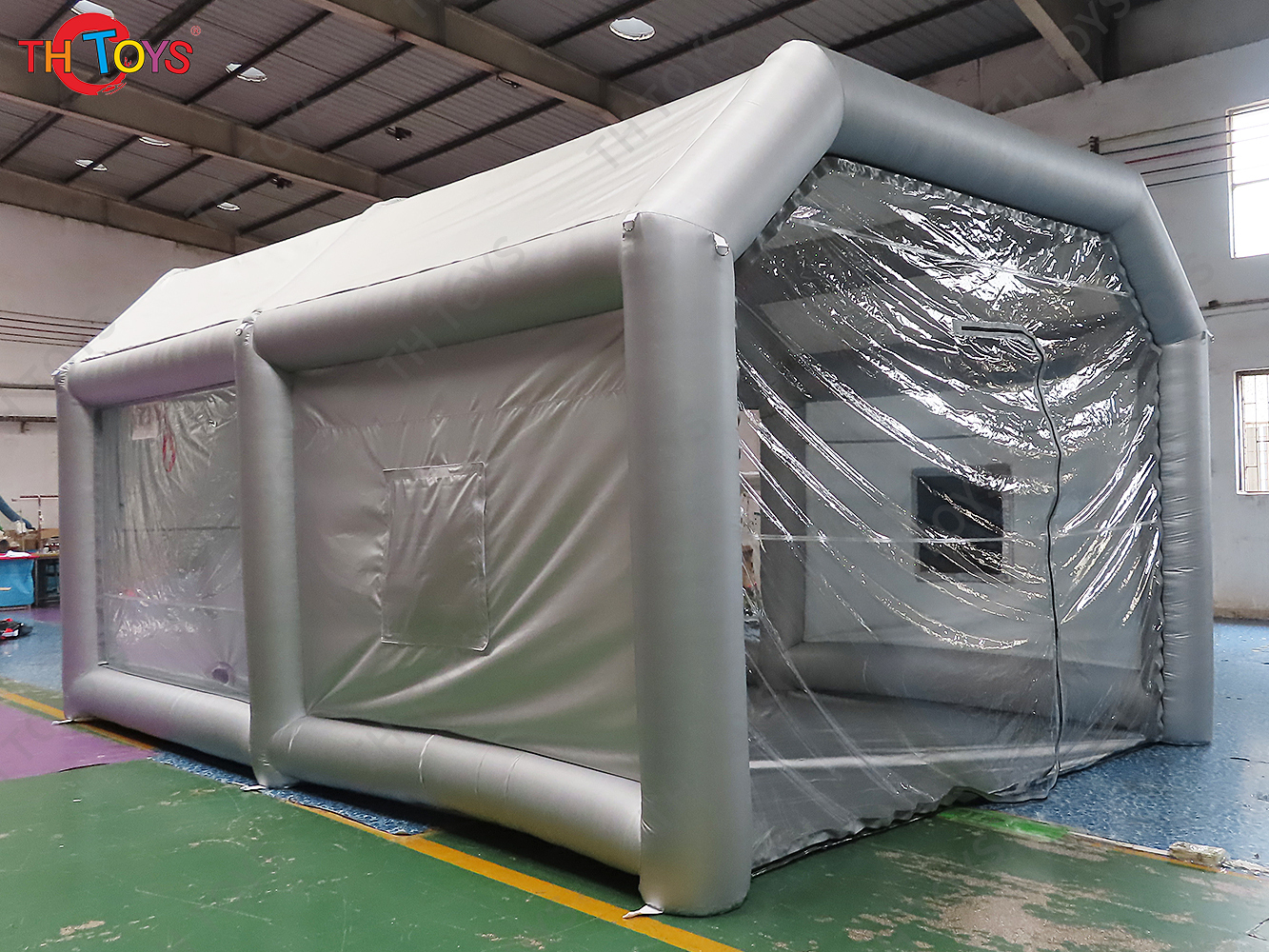 Giant ONE ROOM Inflatable Spray Booth Outdoor Mobile Car Painting Cabin Tent