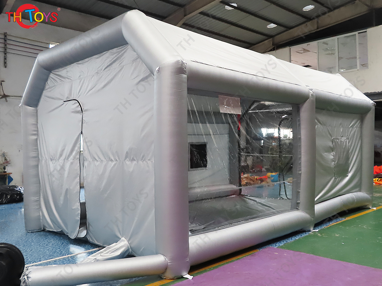 Giant ONE ROOM Inflatable Spray Booth Outdoor Mobile Car Painting Cabin Tent