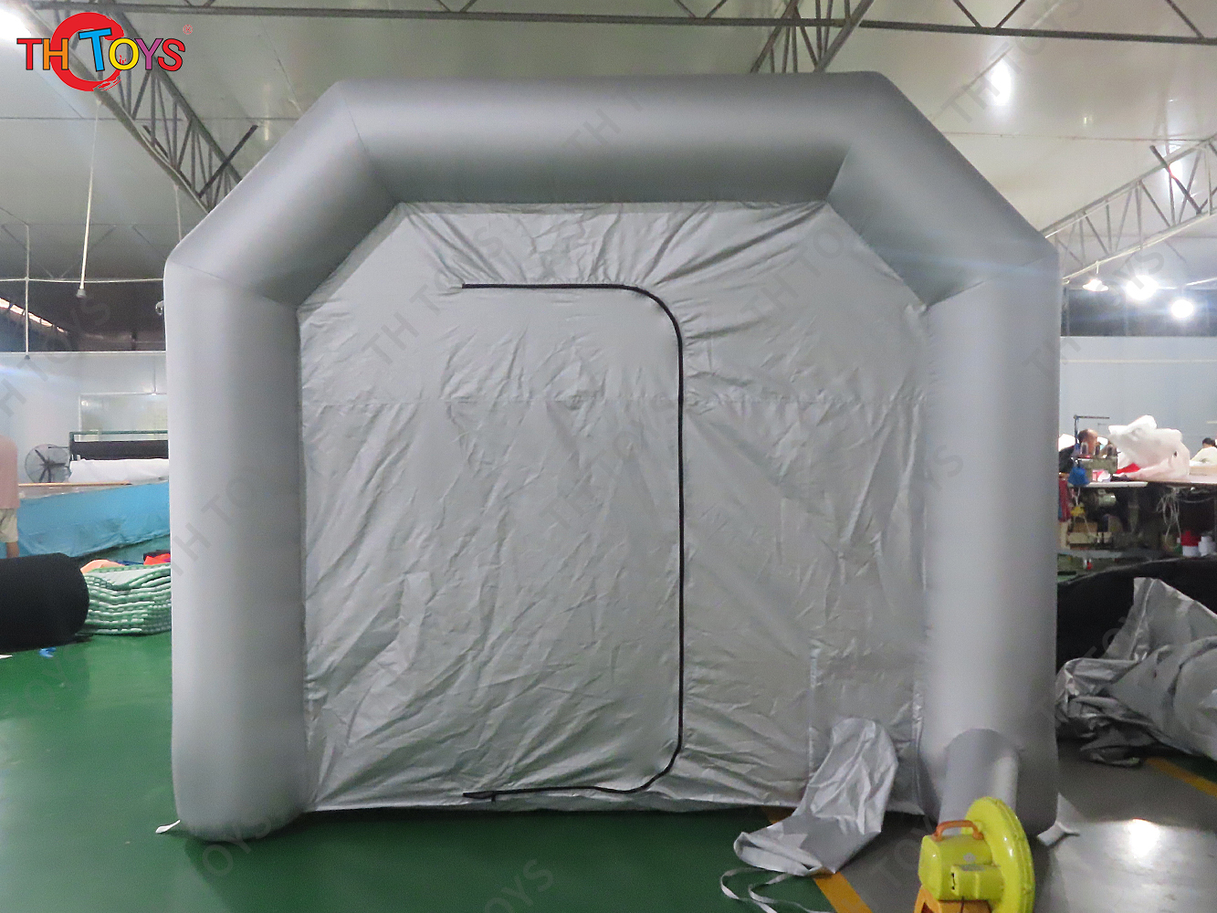Oxford Fabric Motorcycle OEM Inflatable Spray Booth Painting Tent for Car Center