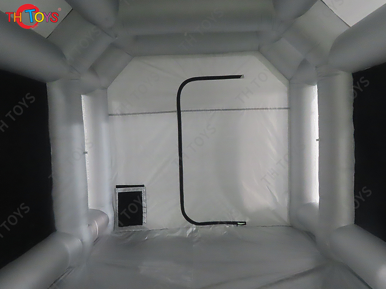Oxford Fabric Motorcycle OEM Inflatable Spray Booth Painting Tent for Car Center