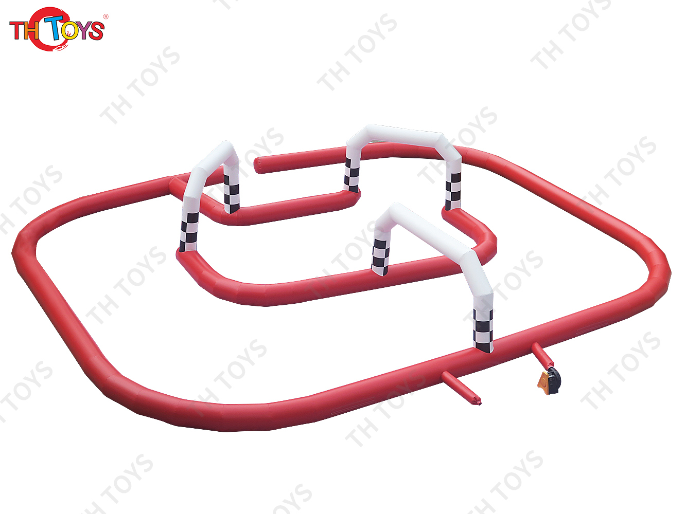 inflatable go kart race track sport game racing track for competition inflatable zorb ball track