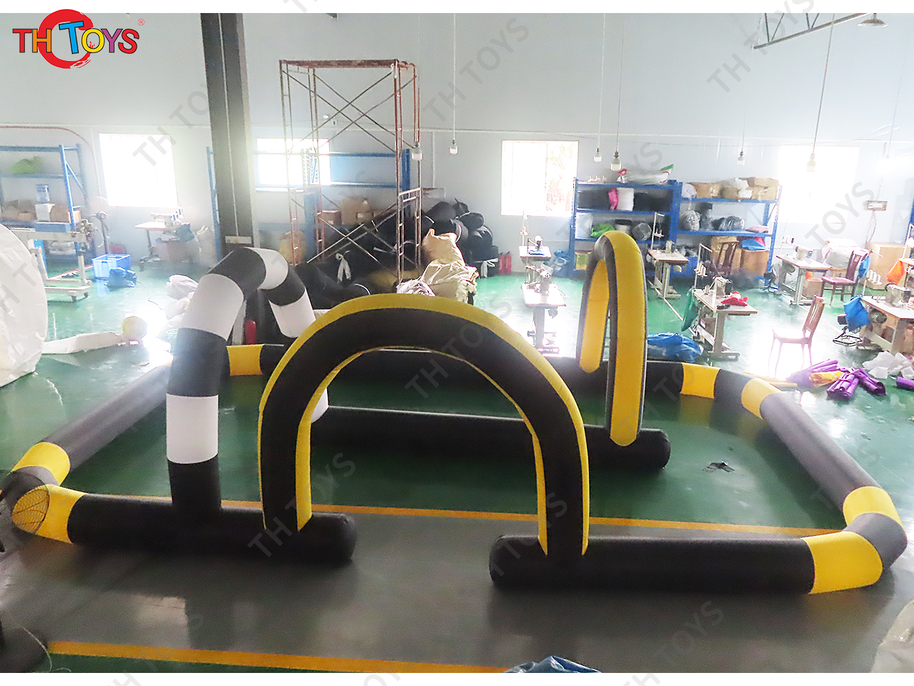 Oxford Fabric Portable Inflatable Air Track Didi Swing Cars Game Toys