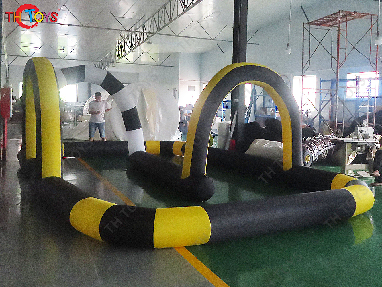 Oxford Fabric Portable Inflatable Air Track Didi Swing Cars Game Toys