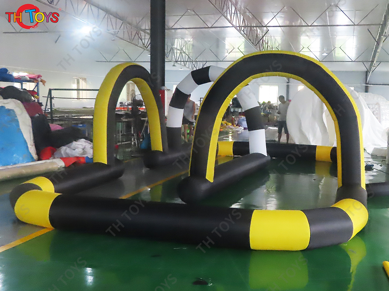 Oxford Fabric Portable Inflatable Air Track Didi Swing Cars Game Toys