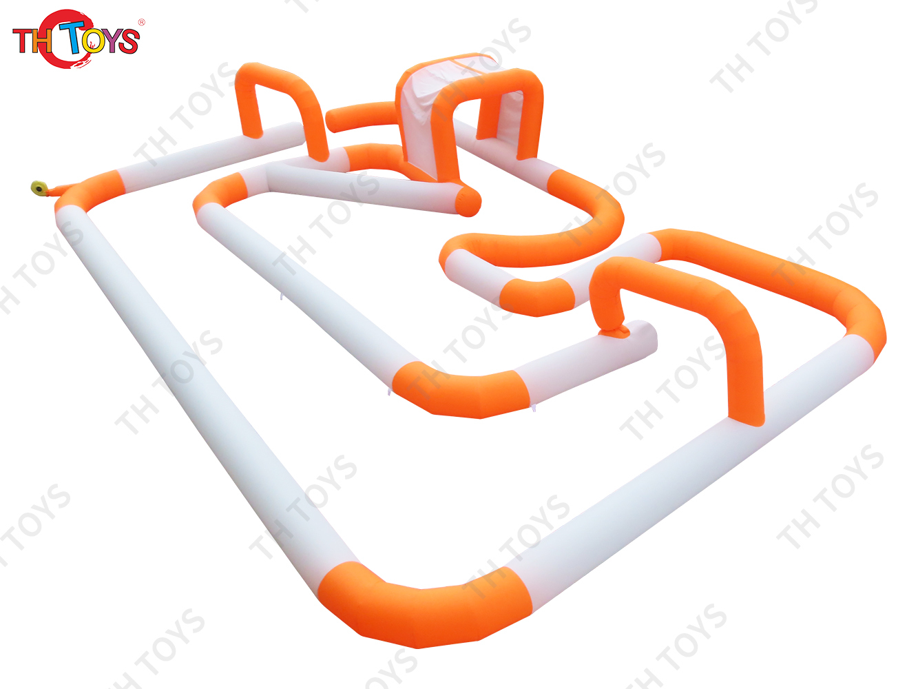 Orange Car Race Inflatable Air Track Carnival Sport Game