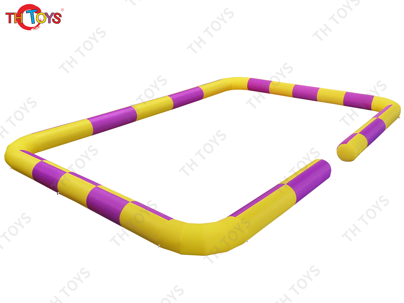 inflatable go kart race track/commercial inflatable air track for zorb ball/large kids adults bumper car racing track
