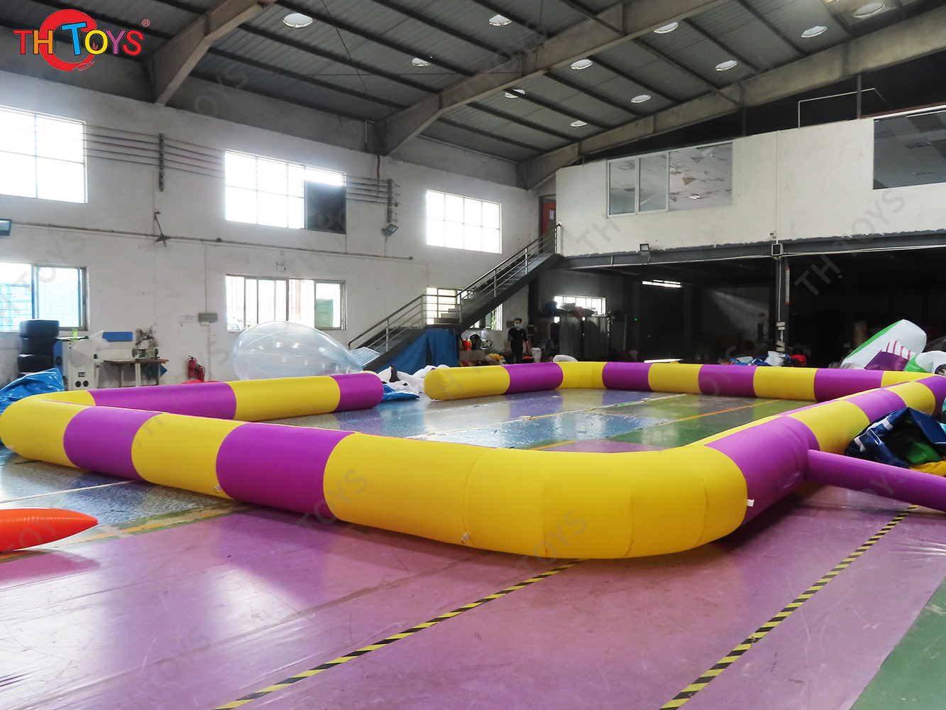 inflatable go kart race track/commercial inflatable air track for zorb ball/large kids adults bumper car racing track