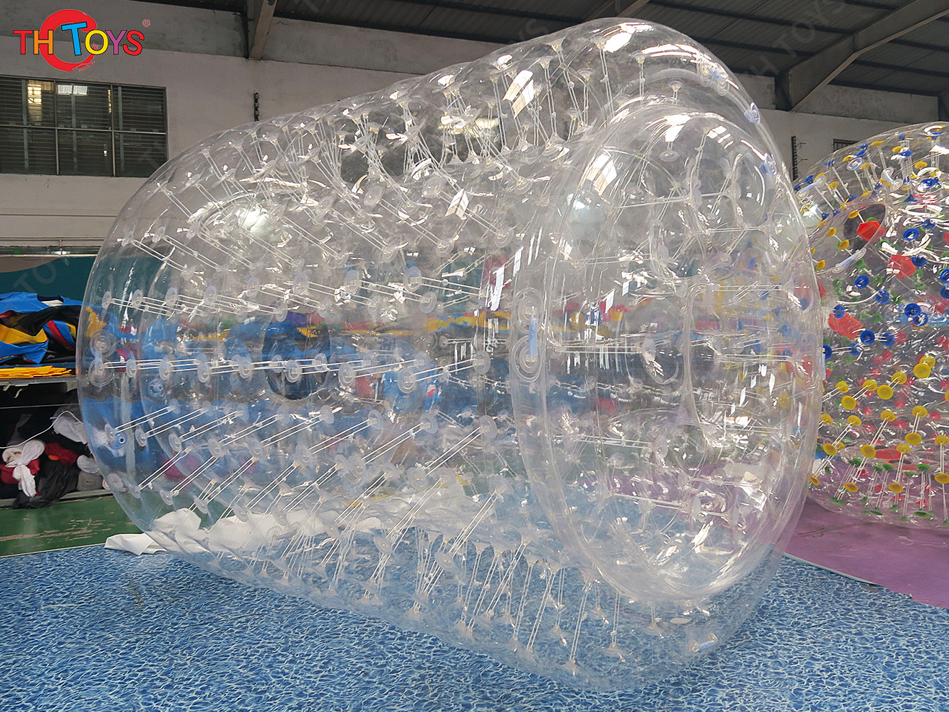 0.8mm PVC kids or adutls Inflatable WaterHotwheels Inflatable Water Roller For Kid,Inflatable Water Rolling Tube