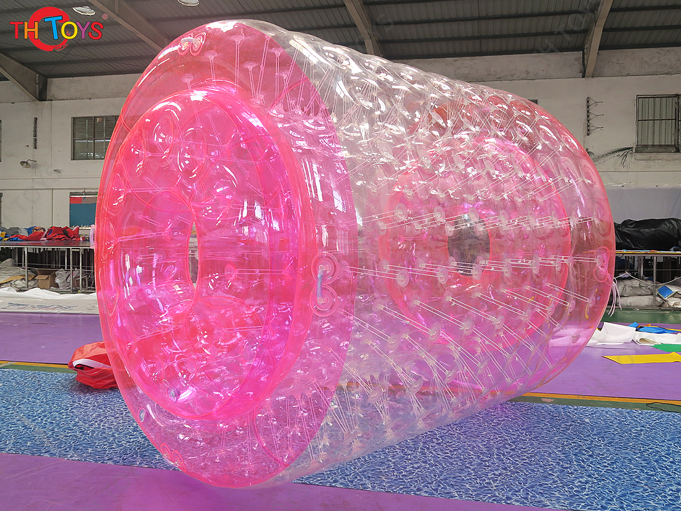 0.8mm PVC kids or adutls Inflatable WaterHotwheels Inflatable Water Roller For Kid,Inflatable Water Rolling Tube