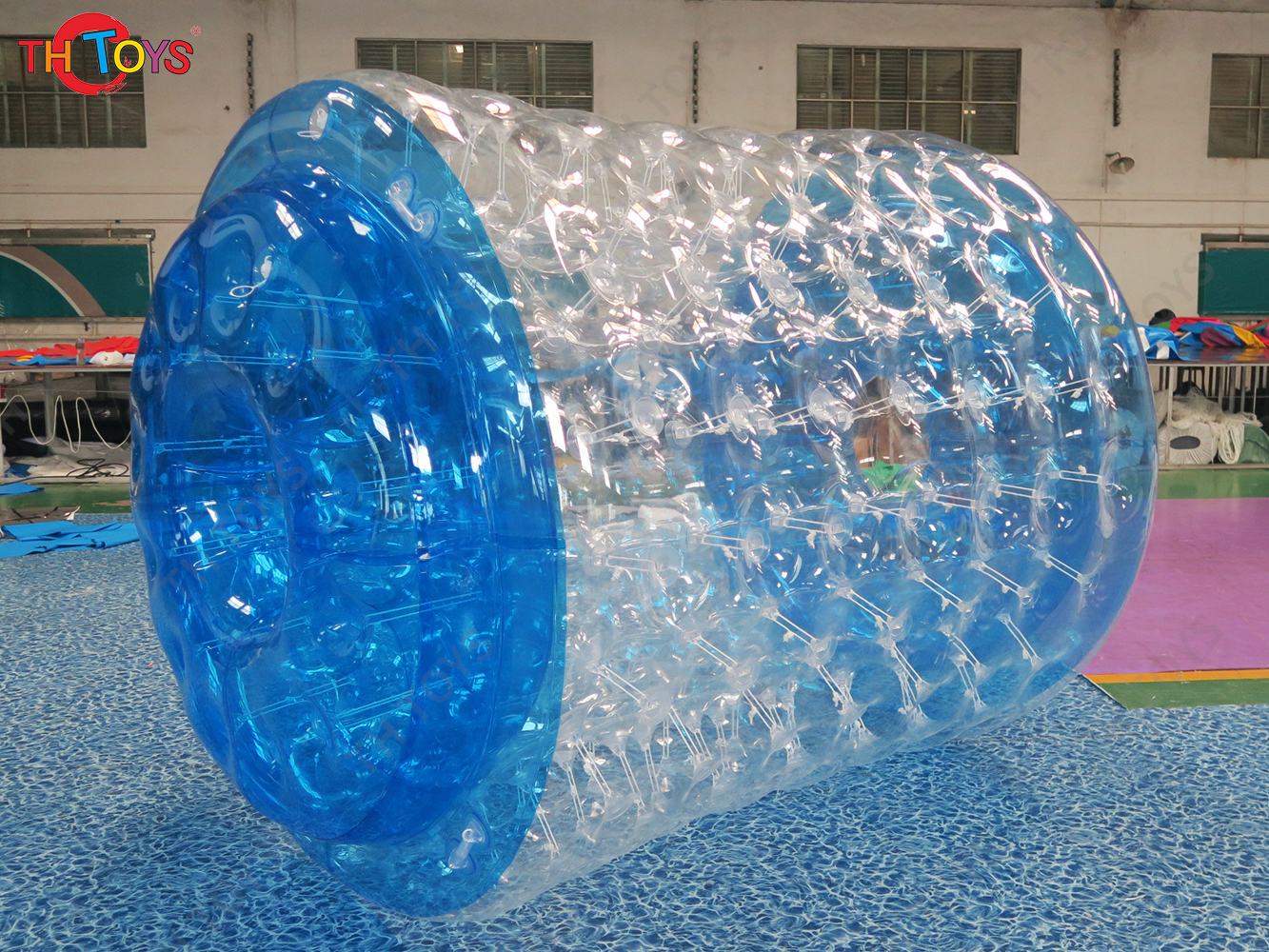 0.8mm PVC kids or adutls Inflatable WaterHotwheels Inflatable Water Roller For Kid,Inflatable Water Rolling Tube