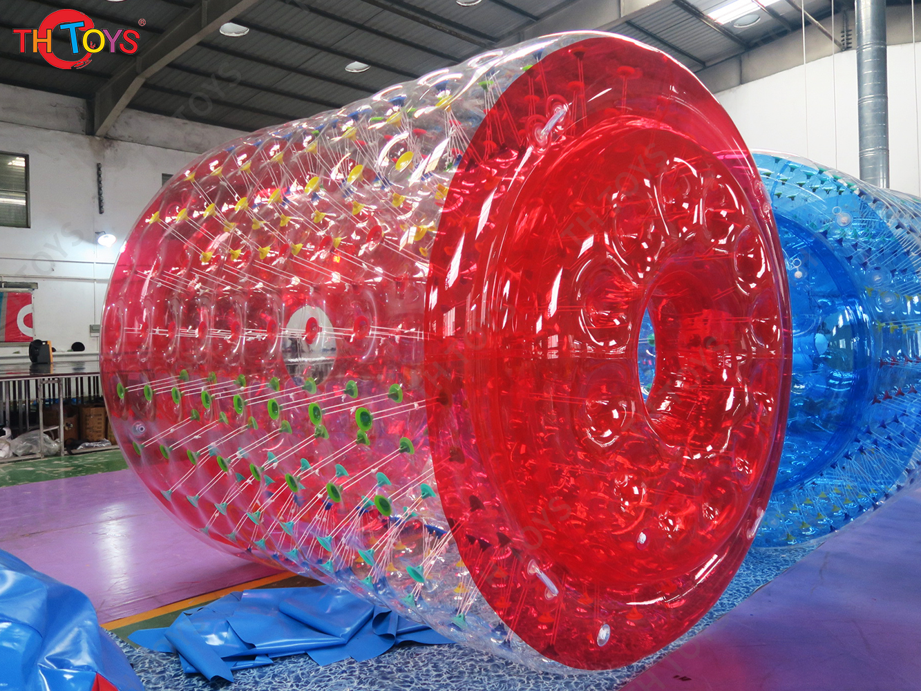 Inflatable Human Water Walking Ball Roller Wheel Zorb Running Sports Game