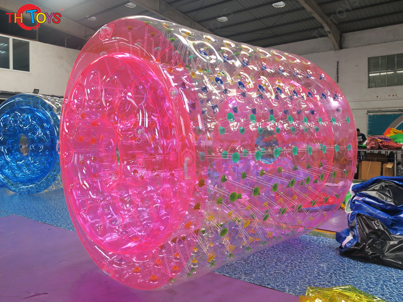 Inflatable Human Water Walking Ball Roller Wheel Zorb Running Sports Game