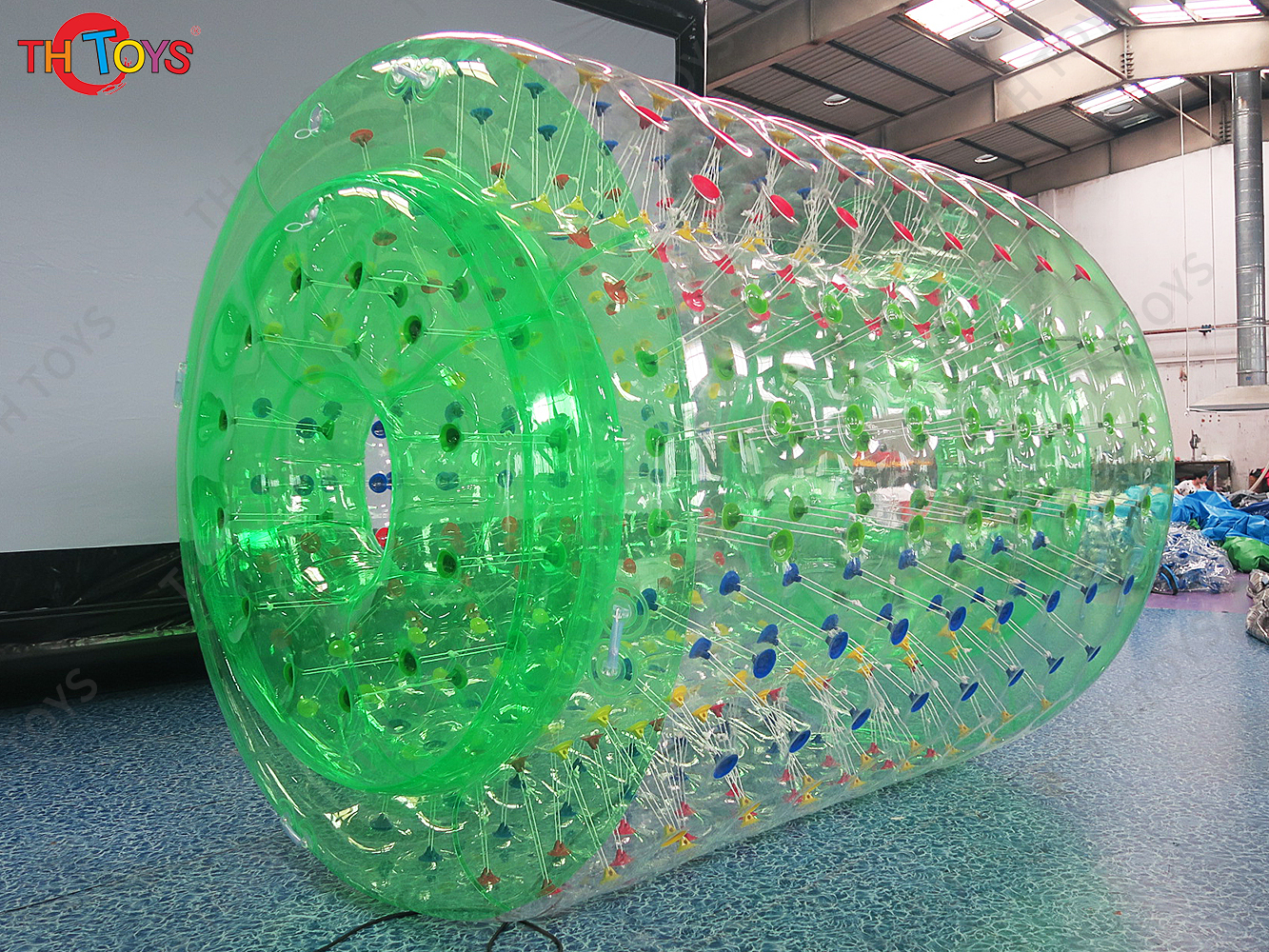 Inflatable Human Water Walking Ball Roller Wheel Zorb Running Sports Game