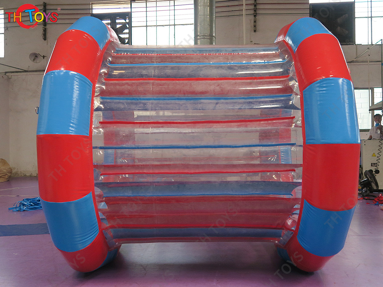 2.5x1.8x2.5mH Commercial Inflatable Water Roller Walking Ball for Swimming Pool